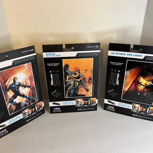 DC Multiverse Batmobile Build-A Figure- Set- McFarlane Toys-First Release - Picture 3 of 3